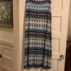 Papermoon Multicolor Geometric Maxi Skirt